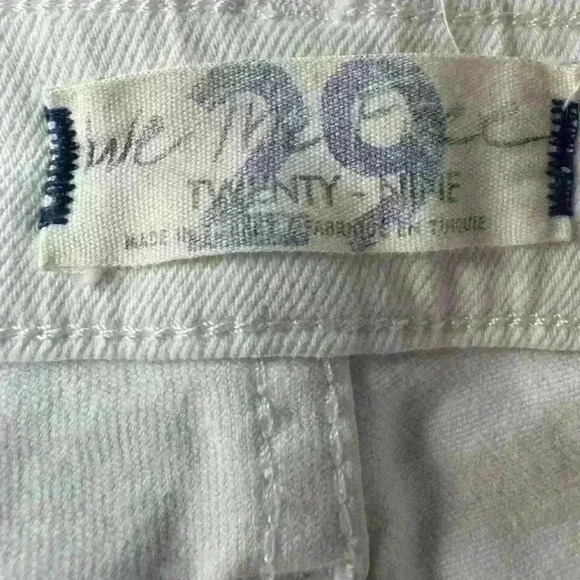 COPY - Free People Jeans Womens 29 Jegging Skinny Ankle Cropped Raw Hem Frayed … - Picture 5 of 10